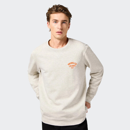 Buzo Wrangler Small Logo Gris