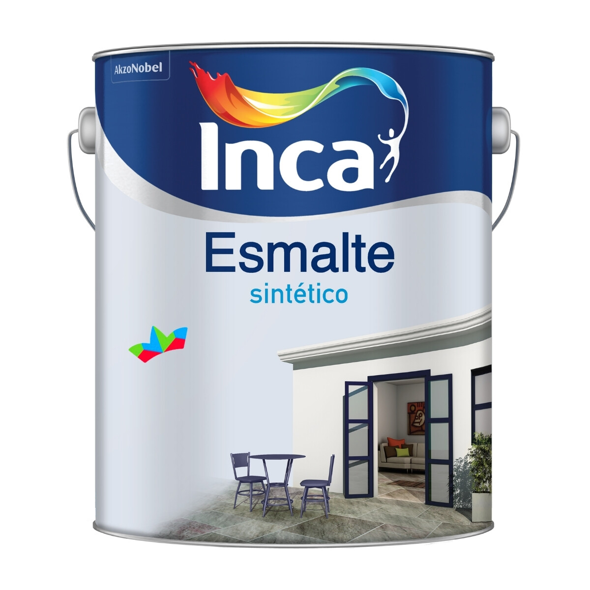 ESMALTE BRILLANTE VERDE INGLES -INCA 1 LT. 