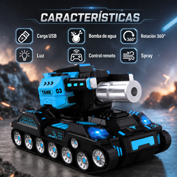 Auto Tanque Infantil Con Control Remoto Jtjug341 TANQUE C/REMOTO JTJUG341