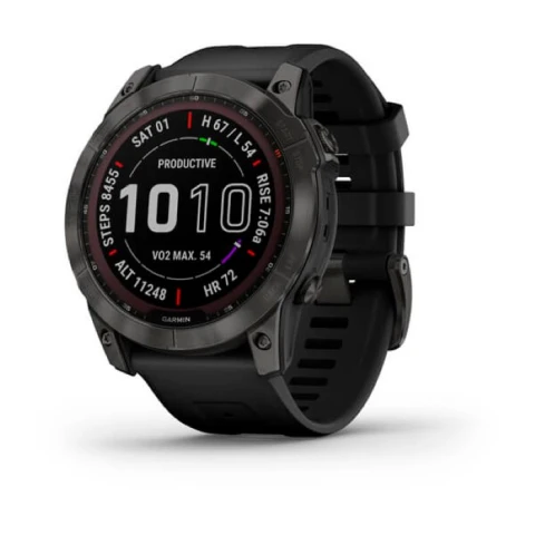 Fenix 7X Zafiro Solar - Unisex Carbon Gray/black