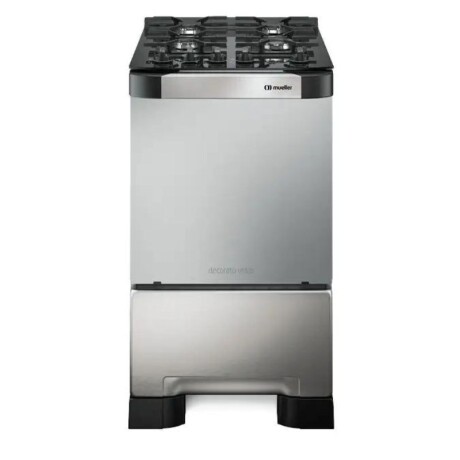 COCINA ELDOM DECORATO VETRO 4H CON GRILL - INOX COCINA ELDOM DECORATO VETRO 4H CON GRILL - INOX
