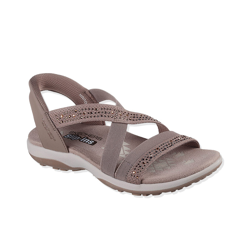 Sandalias Slip-ins: Reggae Slim - Summer Sparkle Marrón