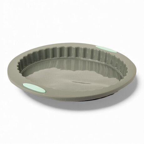 Bandeja Molde Redondo de Silicona 30.5*27*3 Gris