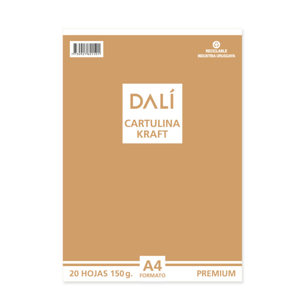 Cartulina Kraft Premium A4 CARTULINA KRAFT PREMIUM A4 DALI