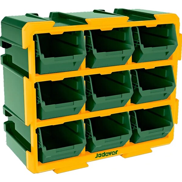Caja Organizadora 9 Gavetas 38x32x17 Jadever Caja Organizadora 9 Gavetas 38x32x17 Jadever