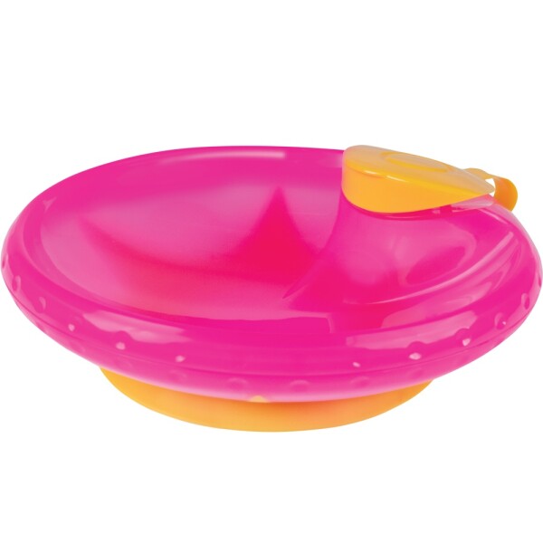 Plato termico con ventosa BUBA rosa