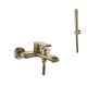 SOPORTE DE BRONCE DORADO MATE 000