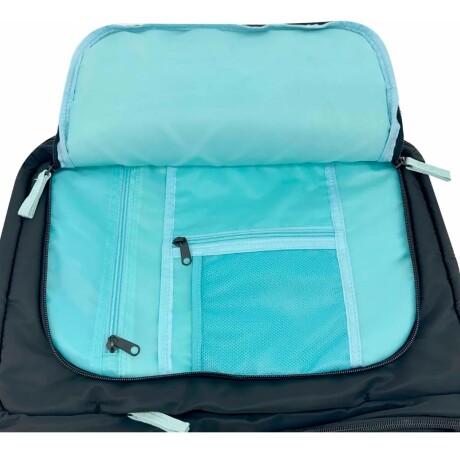 Mochila Trendy de viaje con sujetador de valija Negro