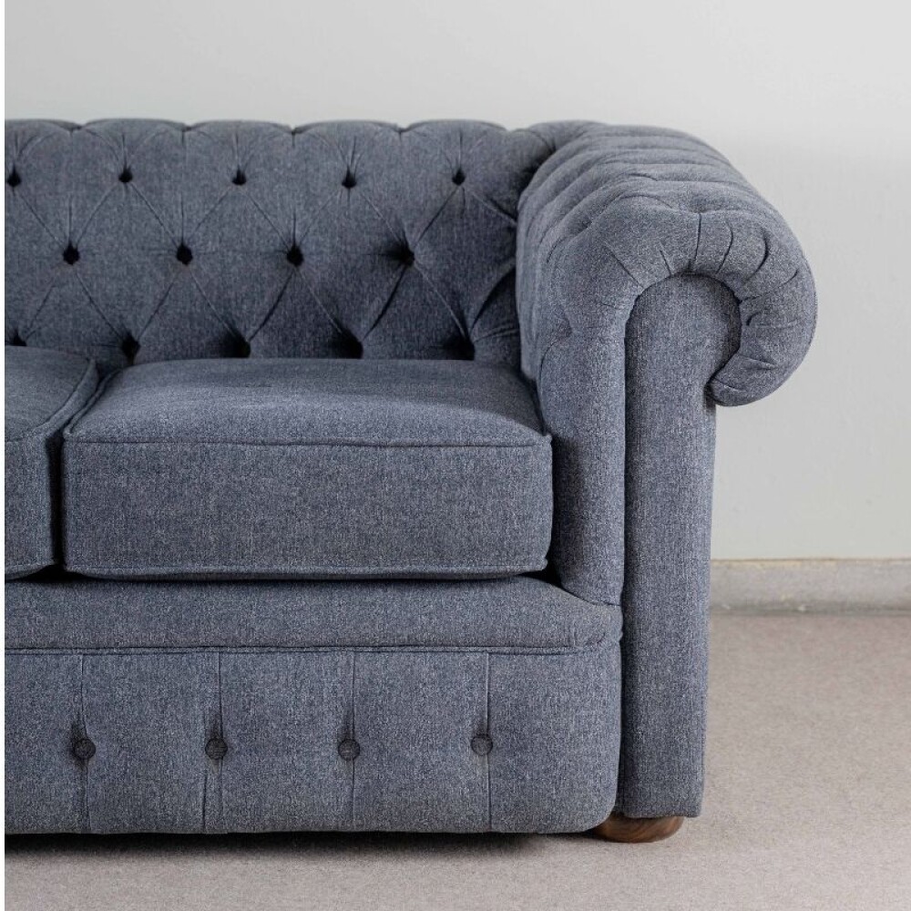 Sofá Chesterfield / Azul Sofá Chesterfield / Azul