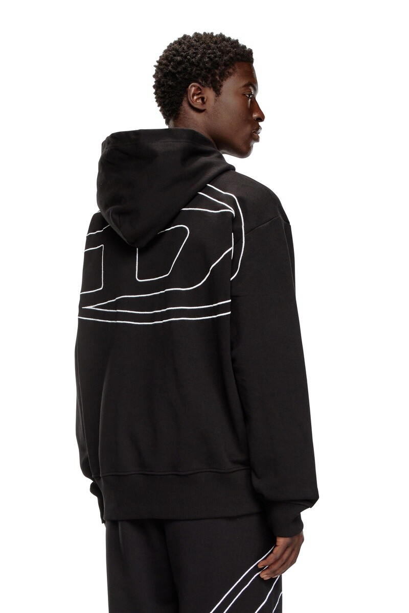 Polerones Para Hombre S-Macs-Hood-Megoval-D Swea - Negro 