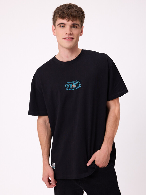 T-SHIRT PORTBO RUSTY Negro
