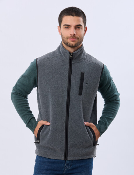 CHALECO POLAR DE ABRIGO Gris