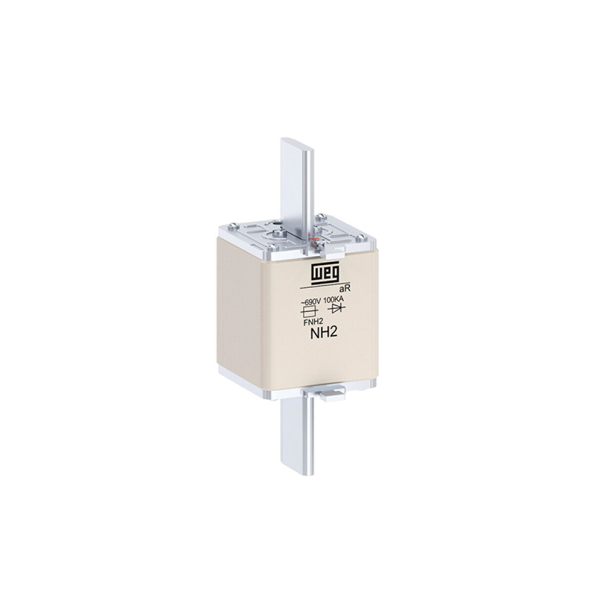 Cartucho fusible cuchilla ultra rápido NH2 500A - WE9429 