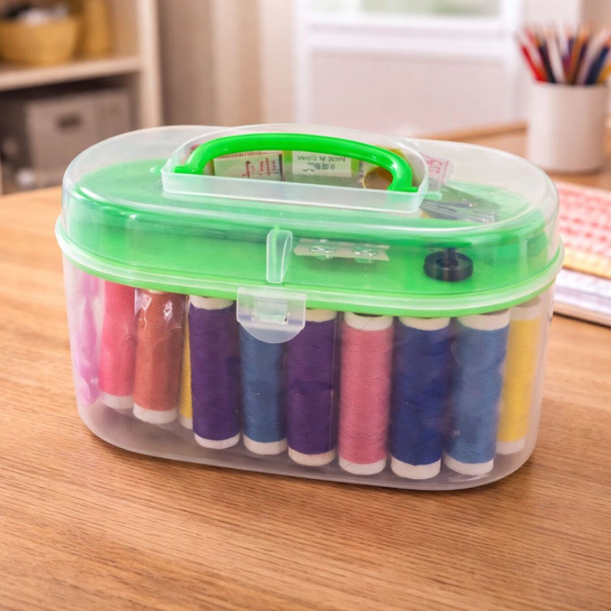 PACK DE HILOS DE COLORES CON ACCESORIOS 