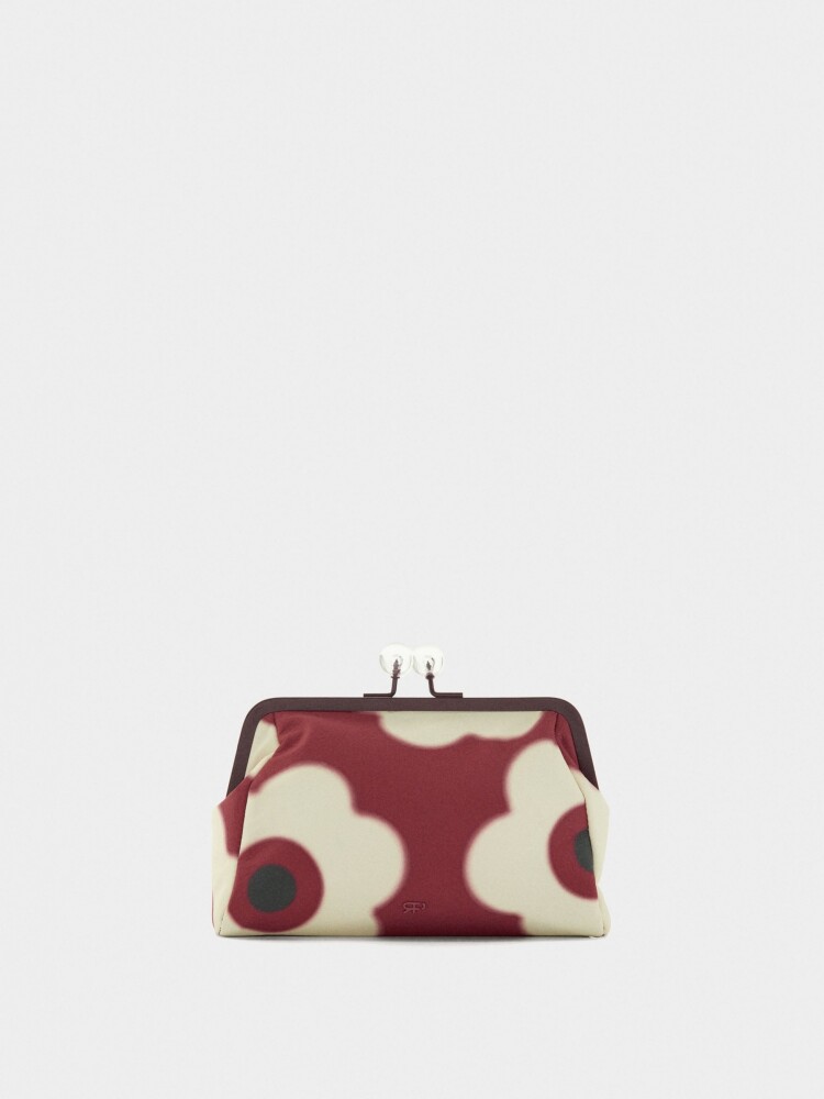 Bolso Para Cosméticos Con Estampado Floral multicolor