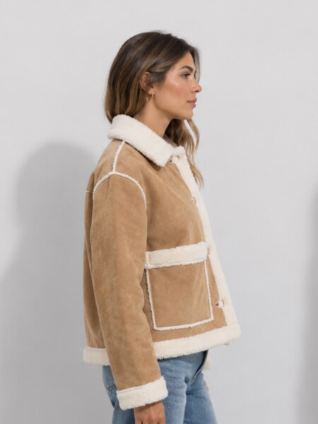 CAMPERA SLOWLY MGF106 MARRON