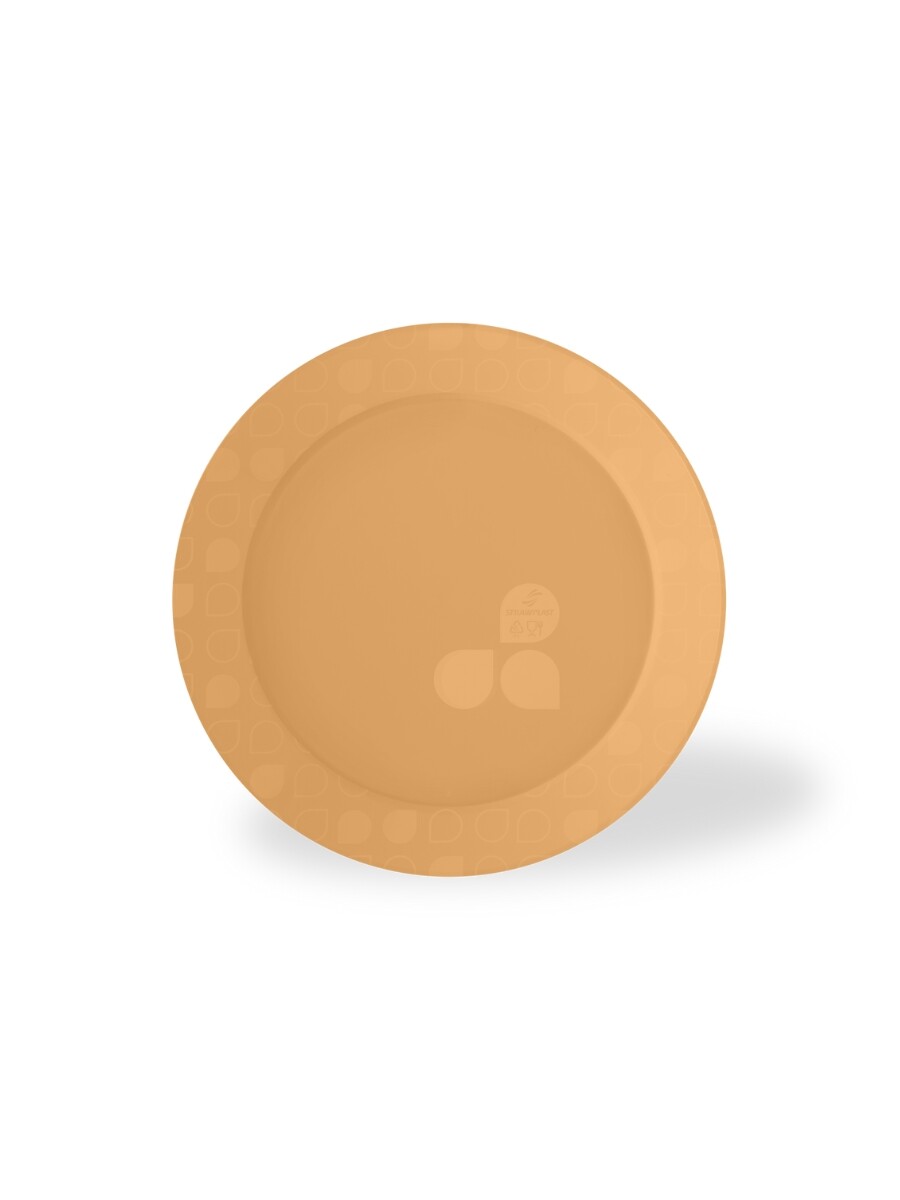 PLATOS REDONDOS 15cm - naranja 