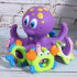 Juguete Pulpo Flotador Baño Agua Playa Piscina Infantil Bebe Variante Color Violeta