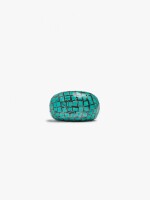 Anillo Maxi Redondeado azul