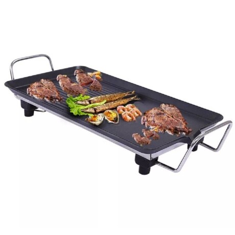 Plancha Y Parrilla Electrica 220v 1300w 48x22x8 Cm Negro