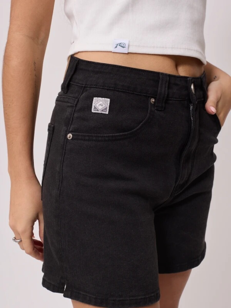 SHORT RUSTY LAVUER - NEGRO 