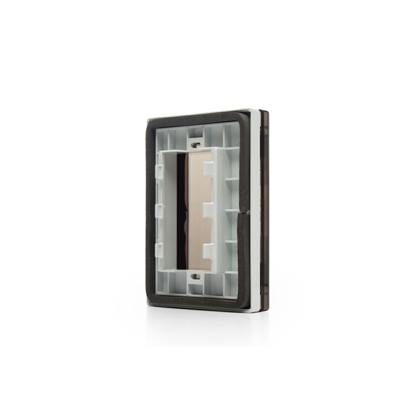Plaqueta 3 módulos con tapa estanca fume IP55 Sica SK3075