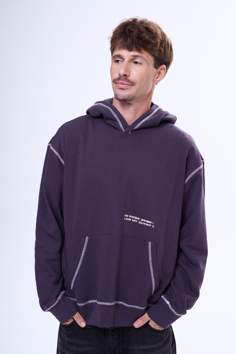 Buzo de felpa Sevilla Violeta