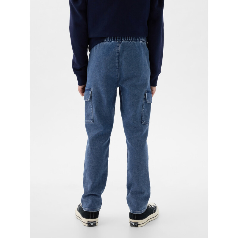 DENIM JOGGER CARGO LT WASH LIGHT WASH