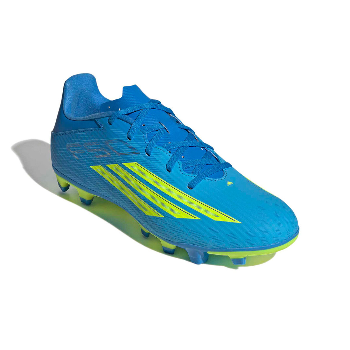 Adidas F50 Club Fg/mg - Celeste-amarillo 