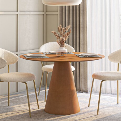 Mesa de Comedor Cone - Redonda - 120 Roble