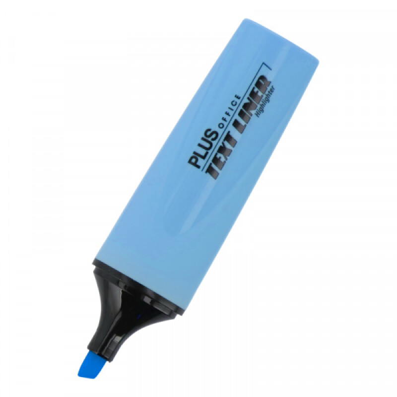Resaltador Grueso Plus Office Azul #Resaltador Grueso Plus Office Azul