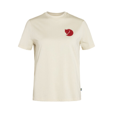 Polo Fjallraven Fox Boxy Logo Tee W Mujer Chalk White