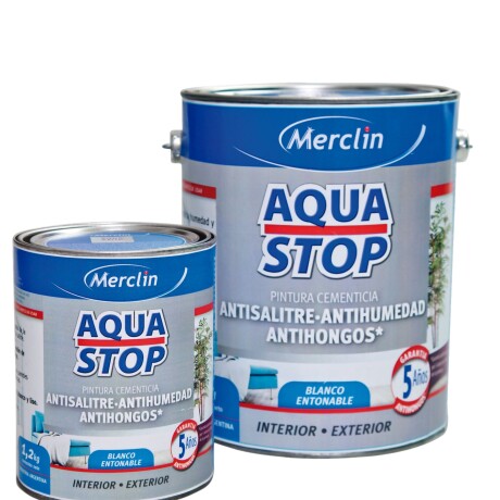 Aquastop Antihumedad y Salitre 1.2Kg Blanco Merclin Aquastop Antihumedad y Salitre 1.2Kg Blanco Merclin