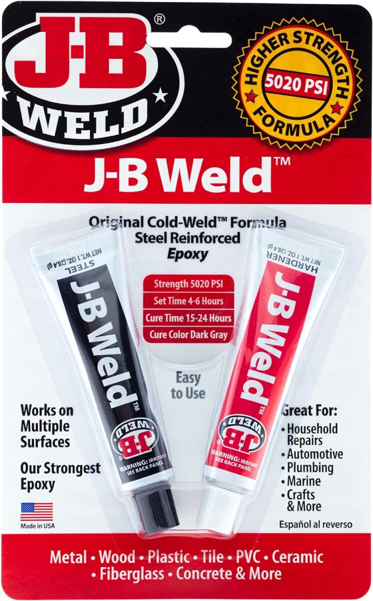 QUIMICOS VARIOS - EPOXI DE SOLDADURA FRIA, AUTOMOCION, MARINA, ETC. JB WELD 