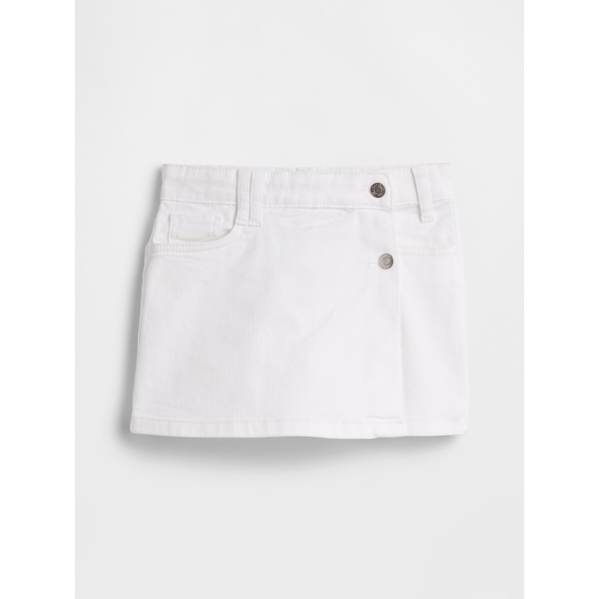 V-DENIM SKORT - NEW OFF WHITE 