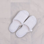 Zapatilla de Cama de Toalla Blanca XXG