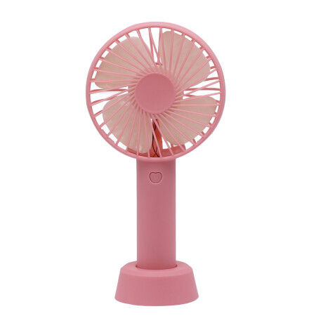 Mini Ventilador de Mano Recargable USB ROSA
