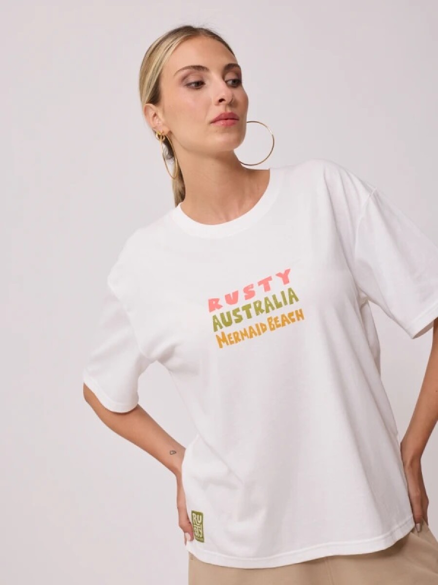 T-SHIRT RUSTY TAKILA - BLANCO 