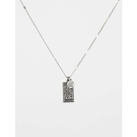 Cadena Con Dije De Zodíaco Cáncer Plateado