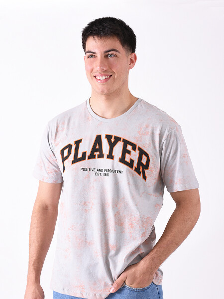 REMERA PLAYER GRIS