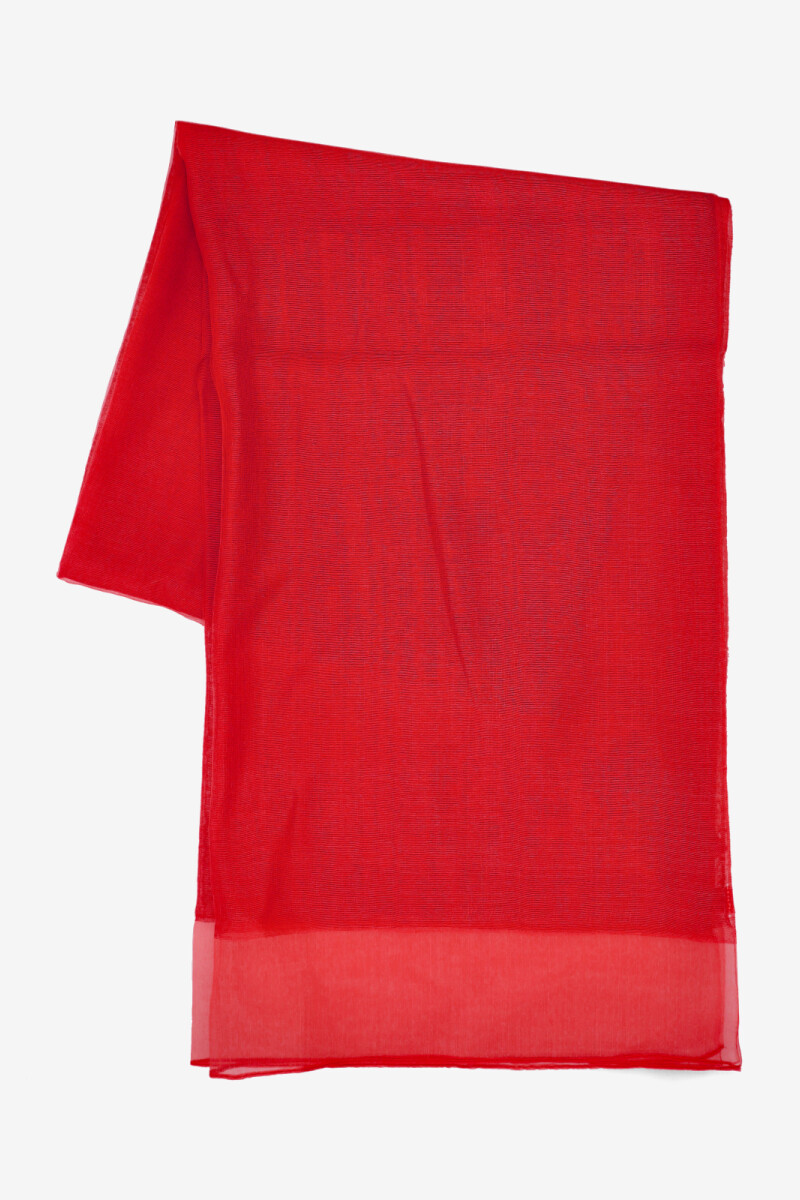 BUFANDA Rojo