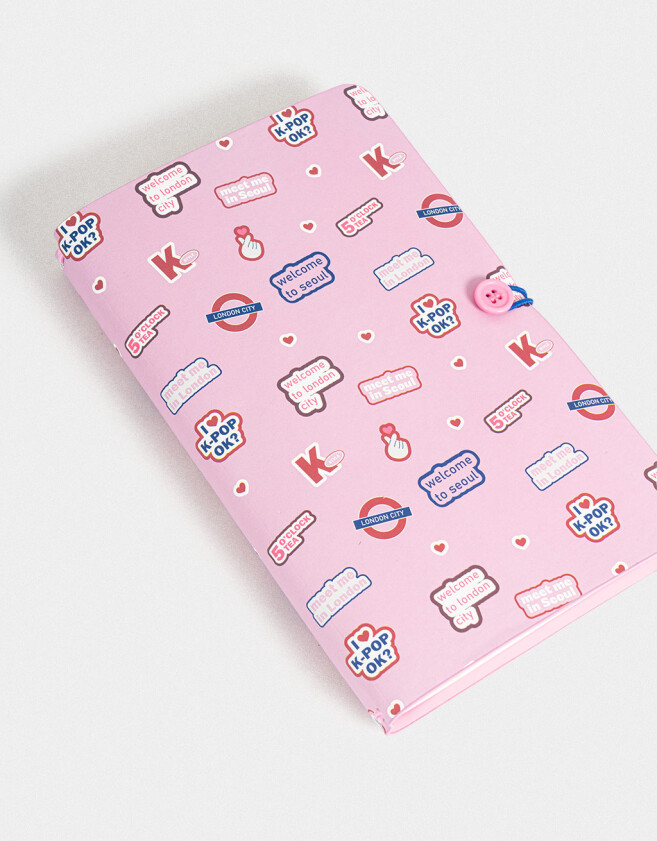 Anotadores Cuadernos y Memos PU Set De Libretas "k Pop" - Combinacion Multicolor