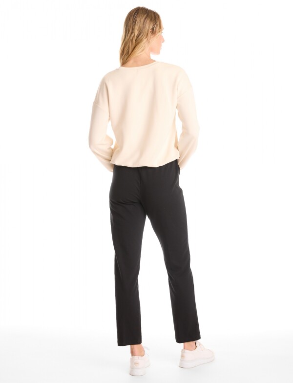 Pantalon Yoga Algodon NEGRO