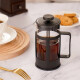 Cafetera francesa de vidrio y plástico 600 ml NEGRO