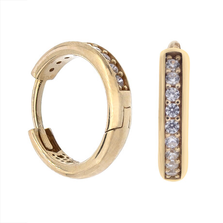 Aros de oro 9 ktes y circonias Aros de oro 9 ktes y circonias
