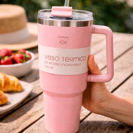 VASO TERMICO RIO 1200ML ROSA ROSA