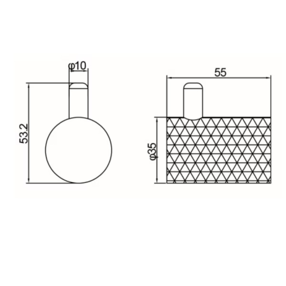 Percha SIGNATURE bronce cepillado Percha Signature Bronce Cepillado