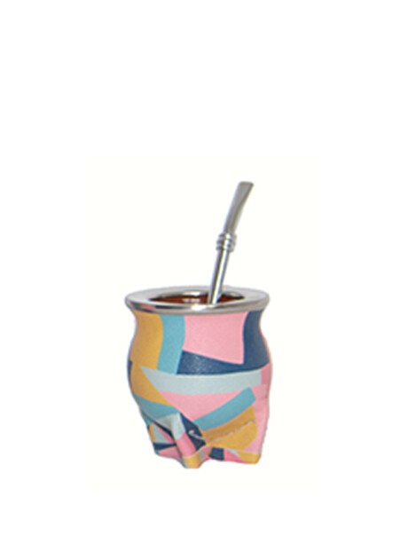 Mate Cerámica con Bombilla Trendy