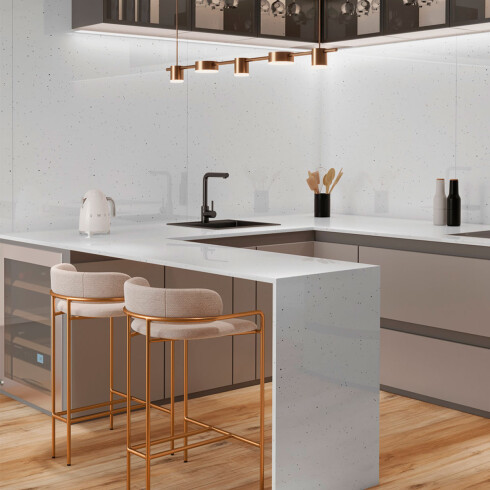 Porcelanato Pulido Blanco 80X300X1.5 GAMAS DE BLANCO