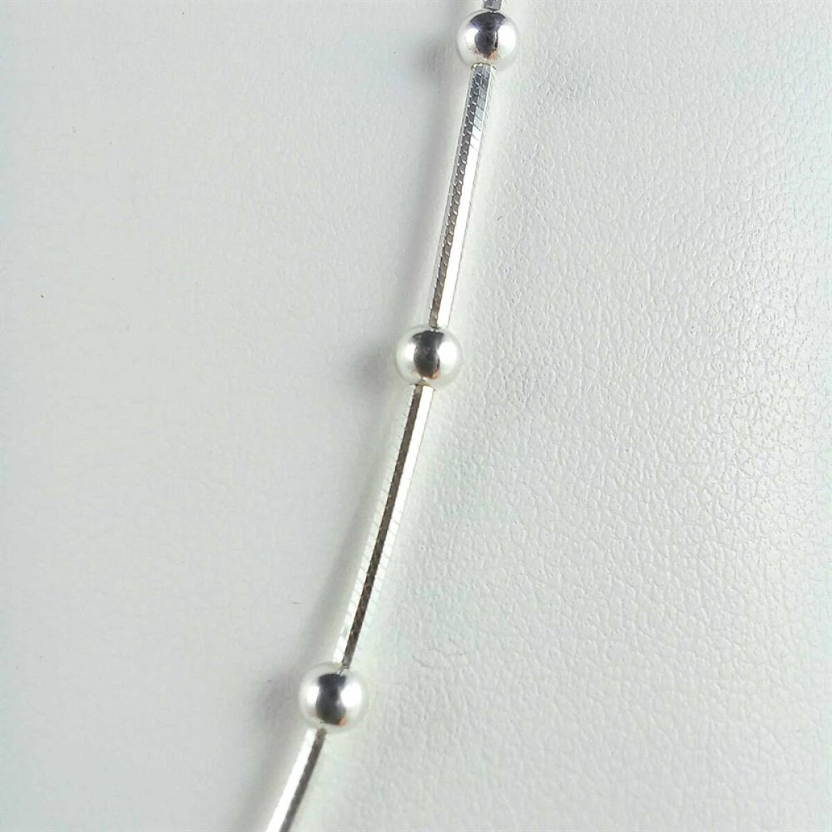 Cadena de plata 925 con bolitas, 45 cm.. 
